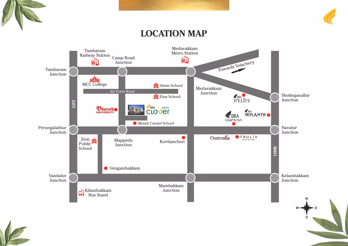 DRA BEENA CLOVER Location Map